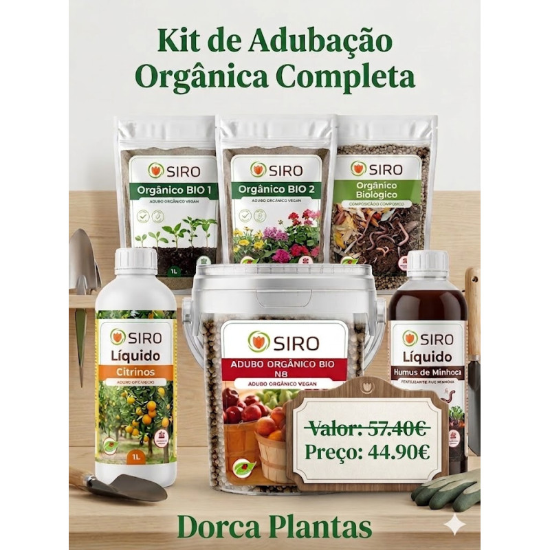 Kit de Adubação Orgânica Completo