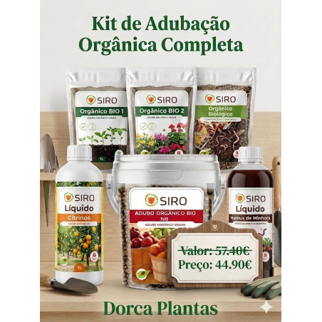 Kit de Adubação Orgânica Completo
